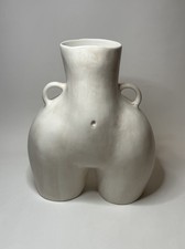NOVO Vaso Branco Anissa Kermiche Love Handles 8,26"L x 12,2"A x 5,9"D CERÂMICA comprar usado  Enviando para Brazil