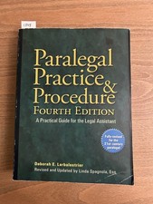 Paralegal practice procedure for sale  Vineyard