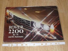 Rover brochure 2200 for sale  FAREHAM