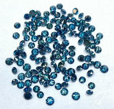 PEQUENO DIAMANTE AZUL 2 MM/1 PEÇA CORTE REDONDO DIAMANTE NATURAL VENDIDO POR PEDRA comprar usado  Enviando para Brazil