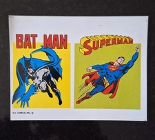 Adesivo batman superman usato  Milano