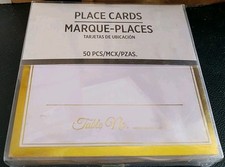 Place cards white for sale  Edgarton