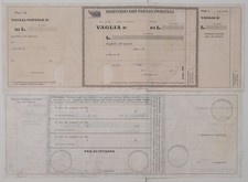 Modulo vaglia postale usato  Manduria