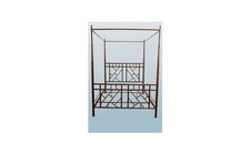 Fretwork canopy queen for sale  Sarasota