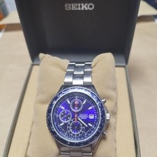 Relógio cronógrafo SEIKO Pilot azul comprar usado  Enviando para Brazil