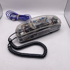 Lenoxx Sound Clear Transparent Tech Telefone Telefone Neon Acender PH-1400 Leia comprar usado  Enviando para Brazil