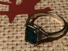 Gold emerald ring for sale  REDDITCH