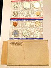 Juego completo de 10 monedas de plata 1962 Estados Unidos como nuevo embalaje original segunda mano  Embacar hacia Mexico