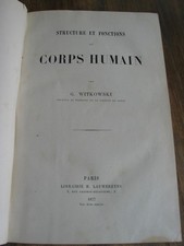 Médecine witkowski 1877 d'occasion  Surgères