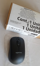 Mouse de computador sem fio Amazon Basics com nano receptor USB para PC óptico preto comprar usado  Enviando para Brazil