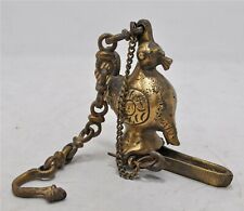 Lâmpada pendurada vintage bronze design pássaro original antiga feita à mão gravada comprar usado  Enviando para Brazil