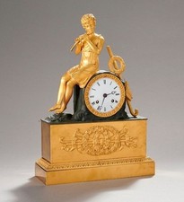 Pendule empire restauration. d'occasion  Gonfreville-l'Orcher