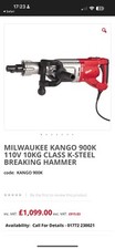 Milwaukee 900k concrete for sale  LONDON
