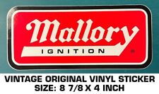 Usado, ADESIVO DECALQUE VINIL VINTAGE ORIGINAL IGNIÇÃO MALLORY - MOTOR DRAG RACING comprar usado  Enviando para Brazil