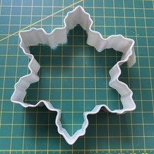 Metal snowflake cookie for sale  AYLESFORD