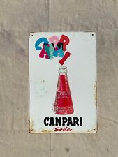 Insegna metallo campari usato  Settingiano