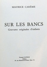 Ecole bancs gravures d'occasion  Abondant
