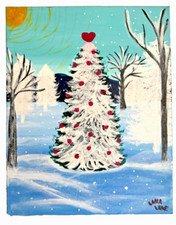 Hand painted winter for sale  Brooklyn