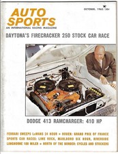 Auto Sports magazine 2 issues 1962  October & November comprar usado  Enviando para Brazil