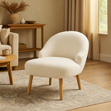 Modern white bouclé for sale  WAKEFIELD