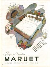 Publicité ancienne linge d'occasion  France