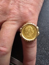 Herren goldring 14k gebraucht kaufen  Straubing