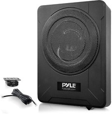 Subwoofer automotivo ativo fino Pyle PLBX8A 600W, instalação sob o assento - Preto, usado comprar usado Subwoofer automotivo ativo fino Pyle PLBX8A 600W, instalação sob o assento - Preto, usado comprar usado  Enviando para Brazil