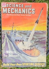 SCIENCE AND MECHANICS MAGAZINE April 1949 "Rockets For Defense" Build Boats Ads comprar usado  Enviando para Brazil