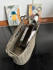 Vintage flaschenkorb drahtgefl gebraucht kaufen  Lauenau