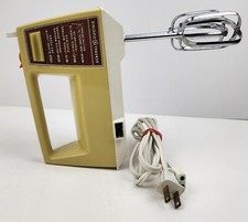 Batedeira portátil vintage General Electric 5 velocidades colheita ouro D2M22 testada comprar usado  Enviando para Brazil