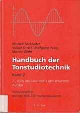 Handbuch tonstudiotechnik band gebraucht kaufen  Ludwigsburg