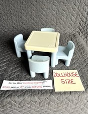 Usado, Mesa de cozinha Little Tikes 4 cadeiras azul creme móveis para casa de bonecas vintage LEIA comprar usado  Enviando para Brazil