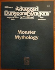Guia Advanced Dungeons and Dragons 2ª edição - Monster Mythology comprar usado  Enviando para Brazil