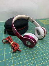 Fones de ouvido Beats by Dr. Dre Solo HD com fio rosa magenta com estojo + fio comprar usado  Enviando para Brazil