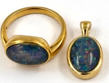 Schmuckset ring anhänger gebraucht kaufen  Höxter