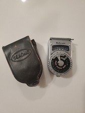 Medidor de luz Sekonic fotoelétrico L-6 display analógico com estojo de couro, usado comprar usado  Enviando para Brazil