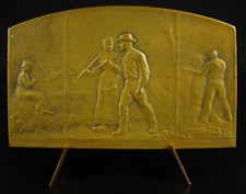 Médaille plaque c1910 d'occasion  Strasbourg-