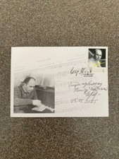 Usado, FDC «O 100º aniversário de Ihor Shamo. 1925-1982» assinado por Dmytro Chervinsky comprar usado  Enviando para Brazil