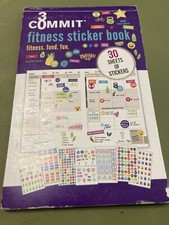 Sticker Book Goals Life Fun Fitness Sticker Book Fitness Food Fun Daily Schedule comprar usado  Enviando para Brazil