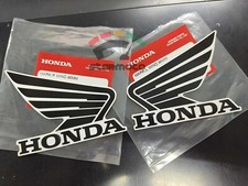 2 peças PARA HONDA WING ADESIVO TANQUE DE COMBUSTÍVEL ÓLEO DECALQUE EMBLEMA CARENAGEM PRETO - BRANCO 90mm comprar usado  Enviando para Brazil