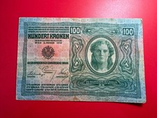 Austria 100 corone usato  Italia