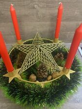 Adventskranz künstlich rot gebraucht kaufen  Duisburg