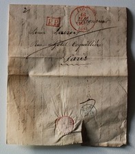 1833 lettera lione usato 1833 lettera lione usato  Bagnacavallo
