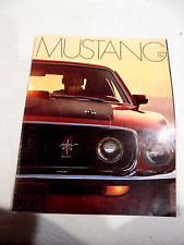 Ford mustang brochure for sale  Grand Blanc