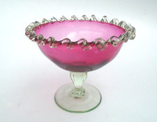 Antique cranberry glass for sale  ST. AUSTELL