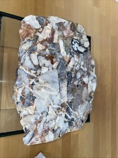 Używany, Konglomerat Minerały ŚWIETNE Kamienie lecznicze Kamienie mineralne Brekzie Płytka szlifowana na sprzedaż  Wysyłka do Poland