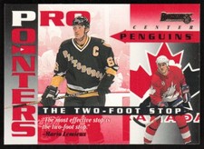 1995-96 Donruss Pro Pointers #14 Mario Lemieux Pittsburgh Penguins comprar usado  Enviando para Brazil