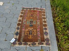 Tapete de lã vintage Oushak com nós à mão corredor tribal comprar usado  Enviando para Brazil
