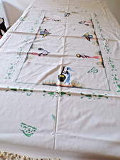 Nappe coton blanc d'occasion  Senozan