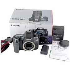 Câmera Digital SLR DSLR Canon EOS 70D 20.2MP 8467 Contagem do Obturador Apenas Corpo, usado comprar usado  Enviando para Brazil